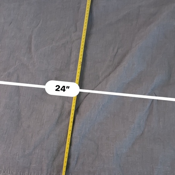 Linen Pillow Covers 24x24 Inch Gray Decorative Throw Pillow Covers Pack Of 2 - Picture 4 of 8